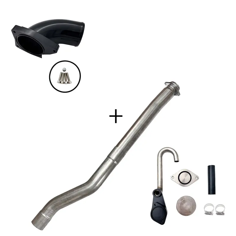 Trucktok 2003-2007 6.0L Ford Powerstroke Dpf/Egr/Ccv/Up Pipe Kit 8