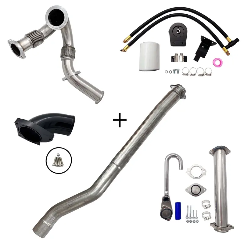 Trucktok 2003-2007 6.0L Ford Powerstroke Dpf/Egr/Ccv/Up Pipe Kit 9