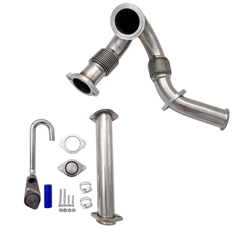 Trucktok 2003-2007 6.0L Ford Powerstroke Y-Pipe & Egr Basic Cooler Kit 1