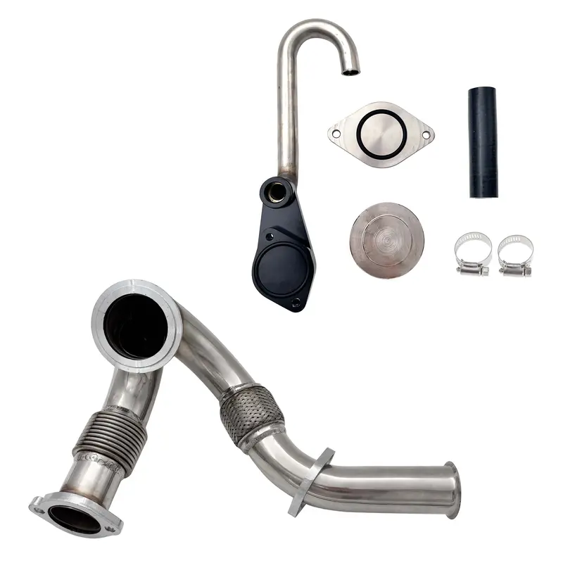 Trucktok 2003-2007 6.0L Powerstroke Heavy Duty Exhaust Y-Pipe & Egr Delete Kit 1