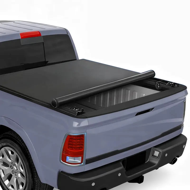 Trucktok 2003-2023 Dodge Ram 8Ft Soft Top Roll-Up Tonneau Cover Truck Bed 1