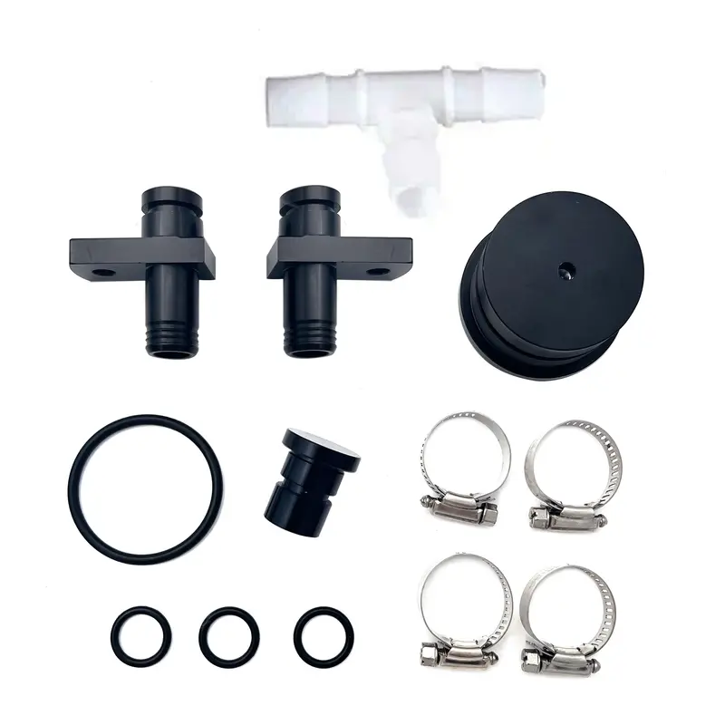 Trucktok 2004-2010 6.6L Gmc Chevrolet Duramax Diesel Ccv Pcv Reroute Ventilation Kit 1