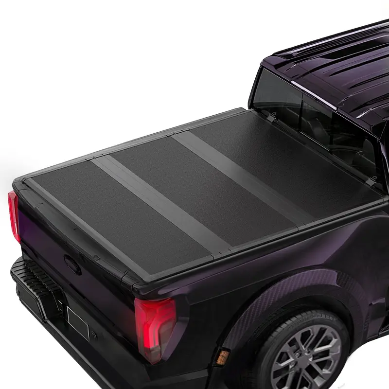 Trucktok 2004-2014 Ford F150 5.5Ft Hard Tri-Fold Tonneau Cover Truck Bed Pickup 1