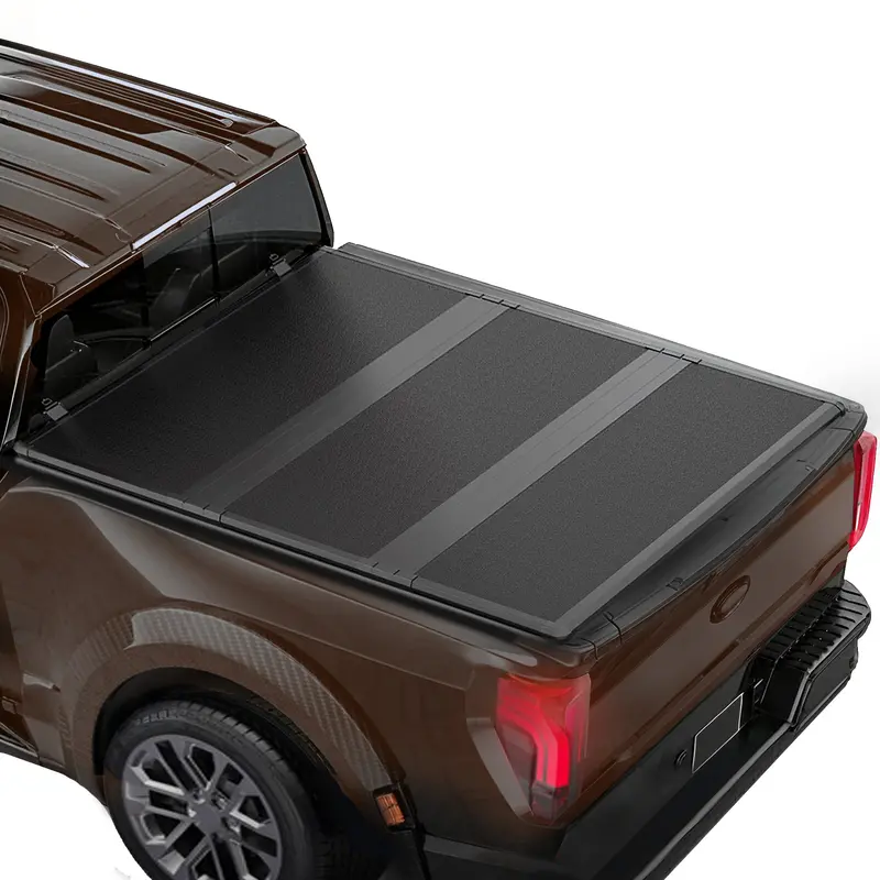 Trucktok 2004-2014 Ford F150 6.5Ft Hard Tri-Fold Tonneau Cover Truck Bed Pickup 1