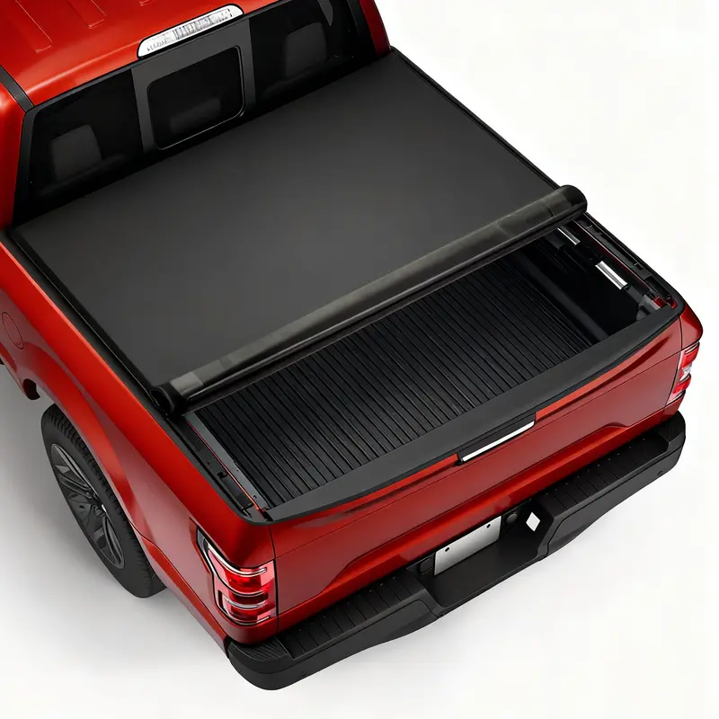 Trucktok 2004-2014 Ford F150 6.5Ft Soft Roll Up Tonneau Cover Truck Bed 1