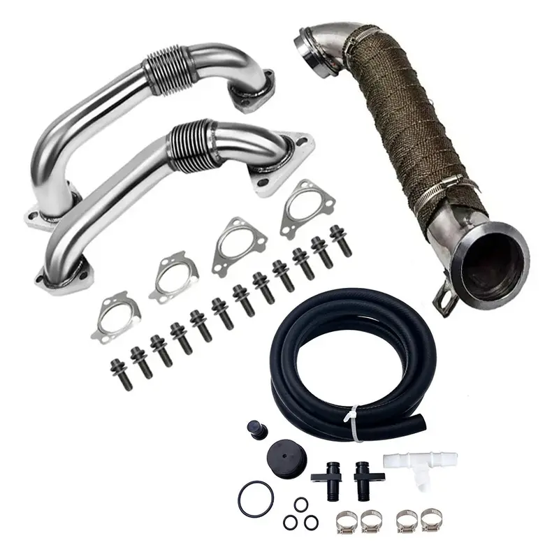 Trucktok 2004.5-2010 6.6L Duramax Up-Pipe & 3" Downpipe W/Ccv Reroute Kit 1