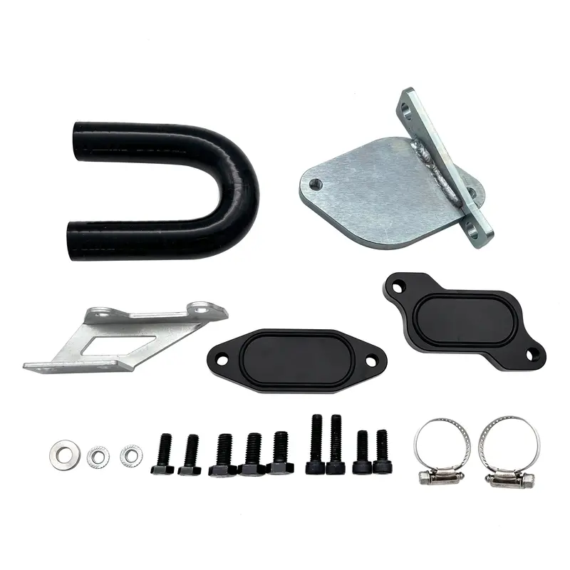 Trucktok 2007-2010 6.6L Chevy Gmc Lmm Duramax Egr Valve Cooler Delete Kit Fit 1