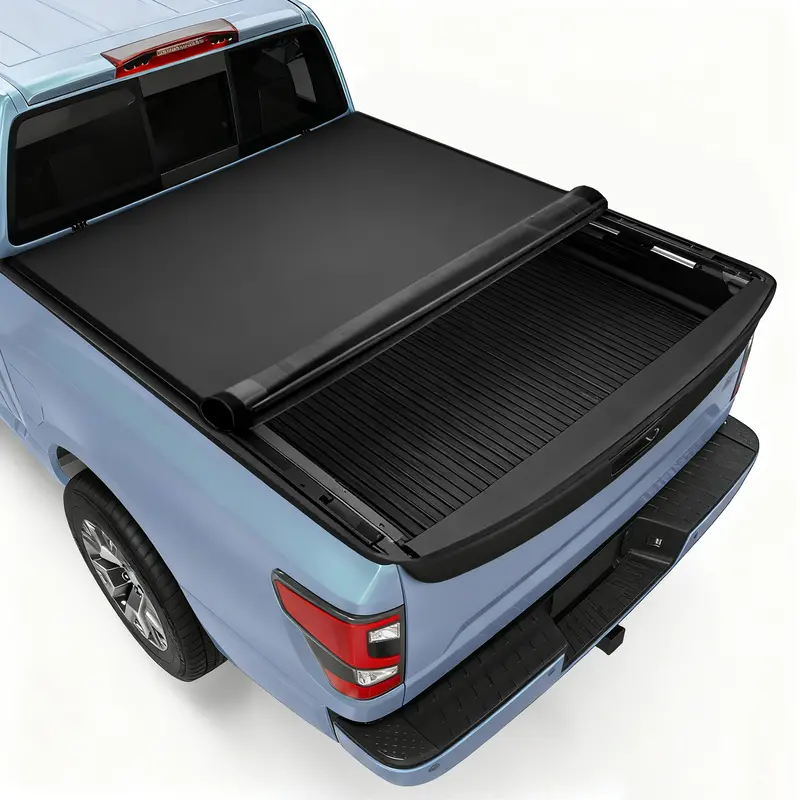 Trucktok 2007-2013 Chevy Silverado Sierra 5.8Ft Soft Roll Up Tonneau Cover Bed 1
