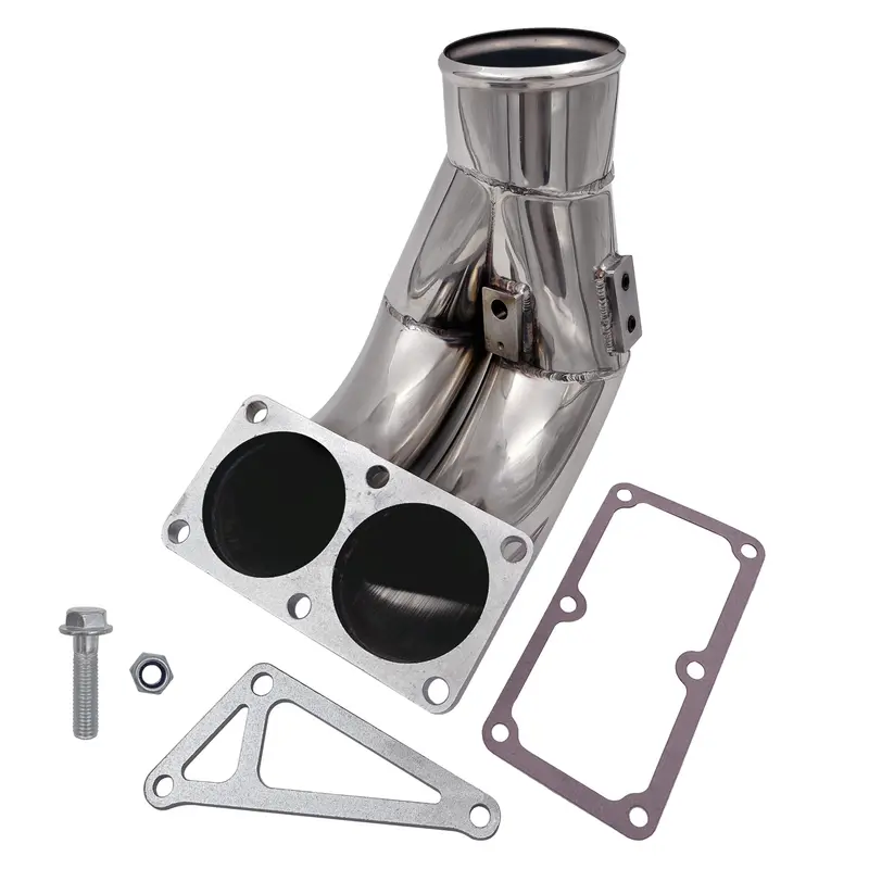 Trucktok 2007-2018 6.7L Dodge Ram 2500 3500 Cummins Diesel 3.5Inch High Flow Intake Manifold Elbow Tube Horn 1