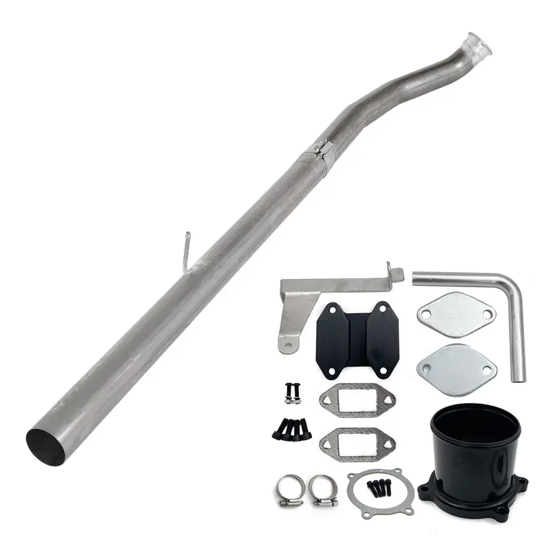 Trucktok 2007.5-2009 6.7L Ram Cummins 4" Dpf Delete Race Pipe & Egr Delete Kit 1