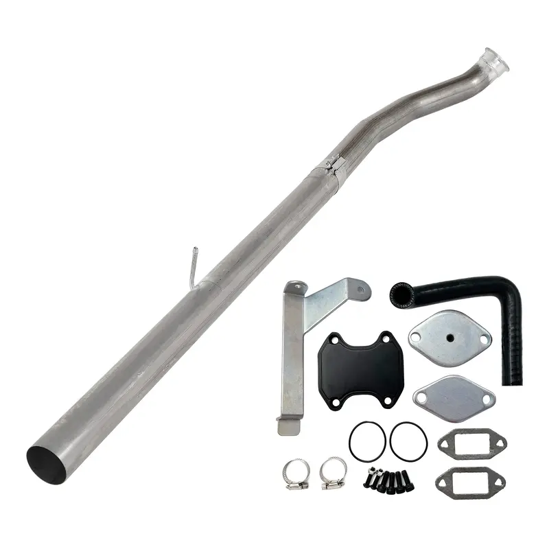 Trucktok 2007.5-2009 6.7L Ram Cummins 4" Dpf Delete Race Pipe & Egr Delete Kit 1