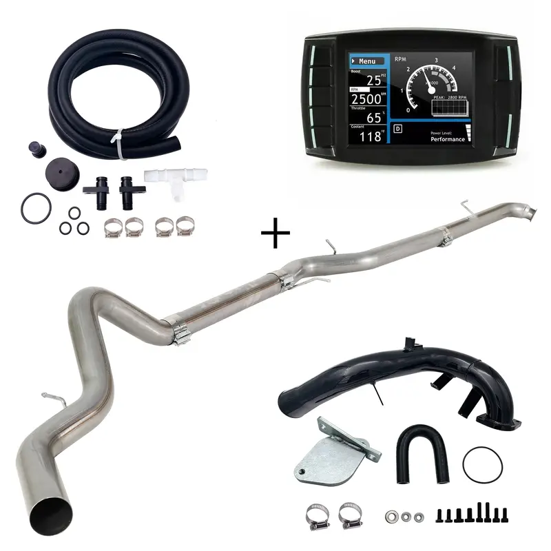 Trucktok 2007.5-2010 6.6L Duramax Lmm 4" Dpf/Egr/Ccv Delete All-In-One Kit 1