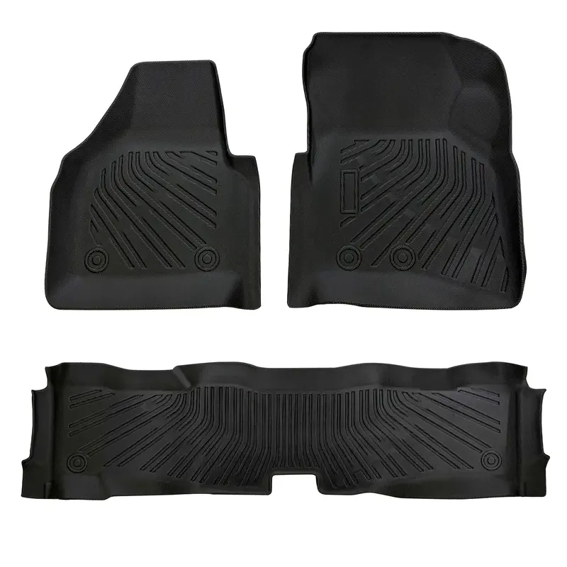 Trucktok 2008-2010 Ford F250 F350 Super Crewcab All-Weather Tpe Floor Mats 1