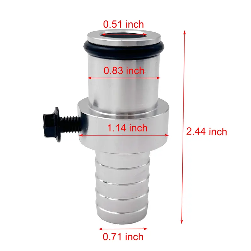 Trucktok 2009-2019 6.7L Dodge Ram Cummins Coolant Bypass Barb Leak Repair Adapter Kit 2