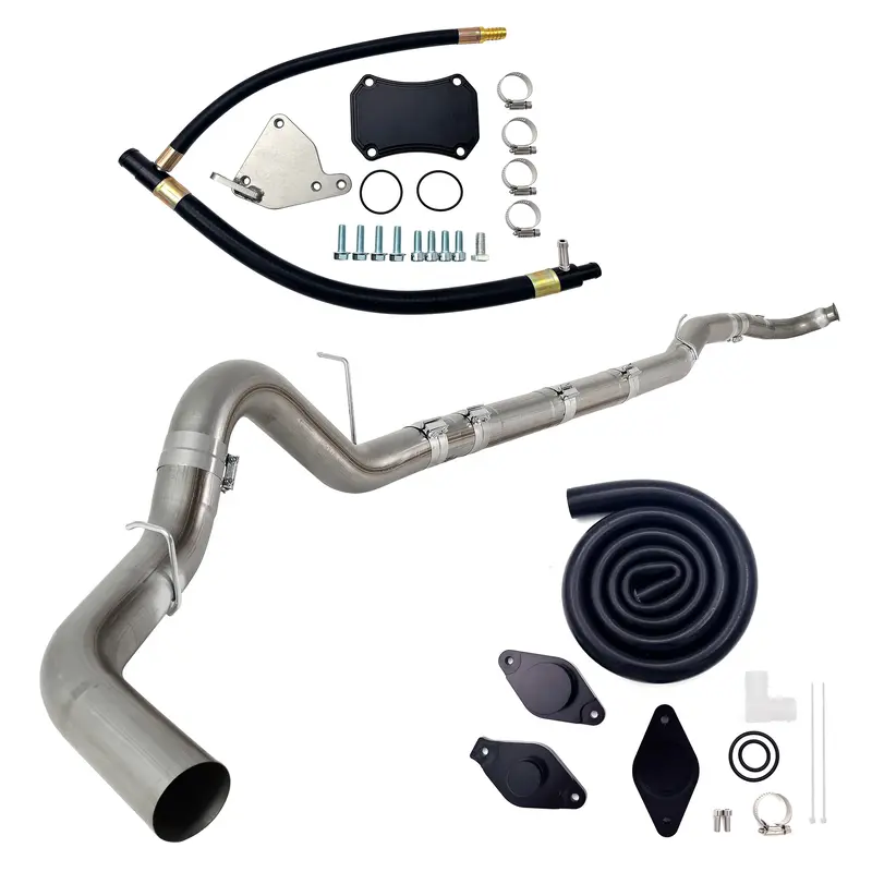 Trucktok 2011-2015 6.6L Duramax Lml 5" Dp-Back Dpf Delete Pipe & Egr Cooler Delete Kit 1