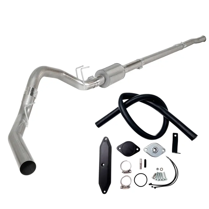 Trucktok 2011-2022 6.7L Ford Powerstroke 4"/5" Dp-Back Dpf Delete Pipe & Egr Delete 4