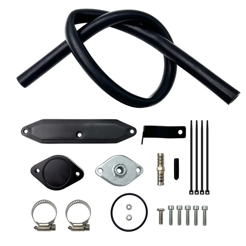 Trucktok 2011-2023 6.7L Ford F250 F350 F450 F550 V8 Powerstroke Diesel Egr Valve Delete Cooler Delete Kit 1