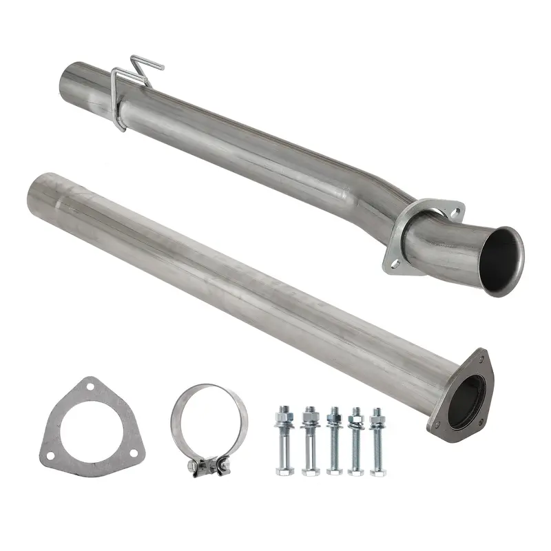 Trucktok 2011-2023 6.7L Ford Powerstroke 4" Cat & Dpf Delete Pipe Exhaust 1