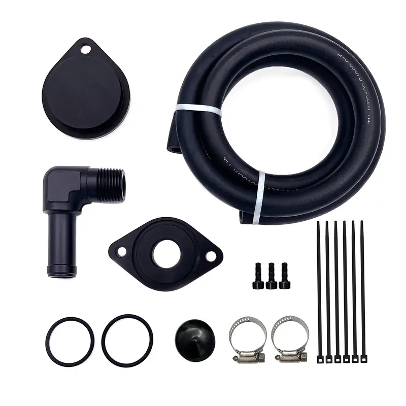 Trucktok 2011-2023 6.7L Ford Powerstroke Ccv/Pcv Reroute/Delete Engine Ventilation Kit 1