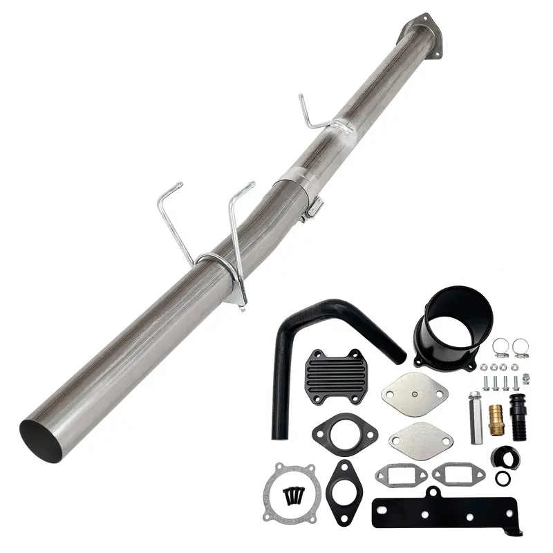 Trucktok 2013-2018 6.7L Ram Cummins 4" Dpf & Egr Cooler Throttle Valve Delete Kit 1