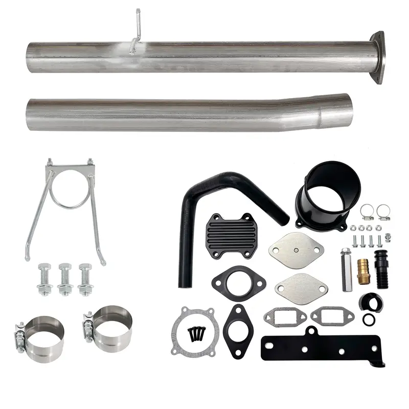 Trucktok 2013-2018 6.7L Ram Cummins 4" Exhaust Pipe & Egr Cooler Throttle Delete Kit 1