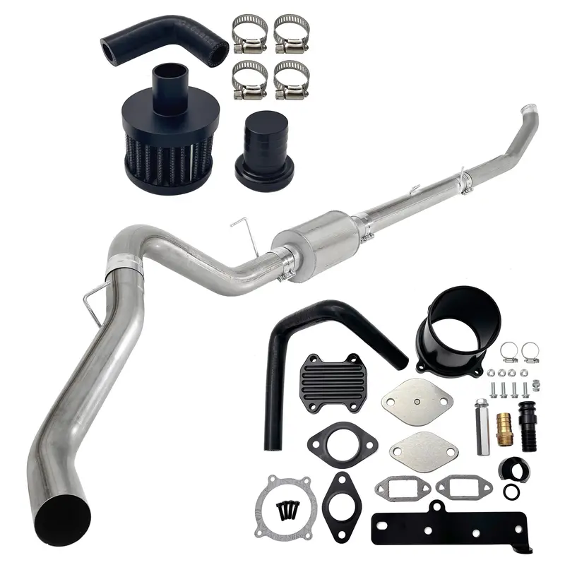 Trucktok 2013-2018 6.7L Ram Cummins 5" Turbo Back Dpf/Ccv/Egr Cooler Delete Kit 1