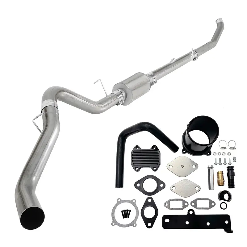Trucktok 2013-2018 6.7L Ram Cummins 5" Turbo Back Dpf Delete Pipe & Egr Cooler Delete Kit 1