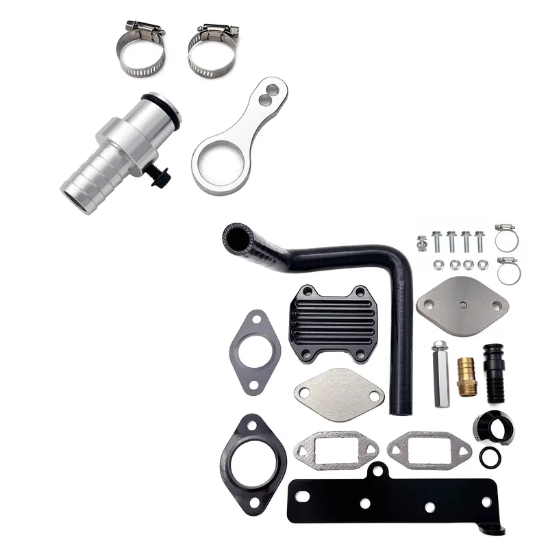 Trucktok 2013-2018 6.7L Ram Cummins Egr Delete Kit & Coolant Bypass Barb 1