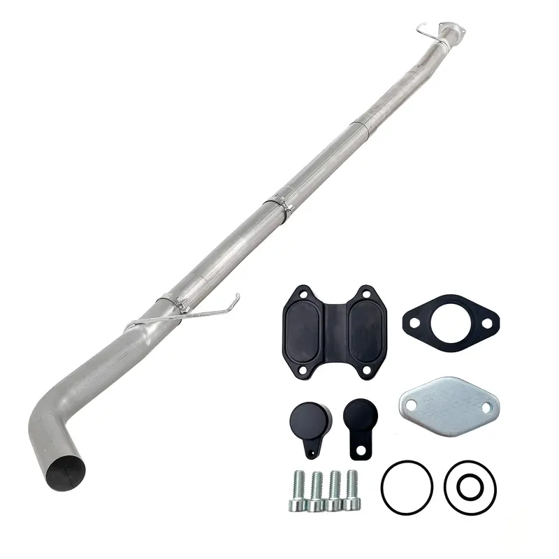 Trucktok 2013-2019 6.7 Ram Cummins Cab & Chassis 4" Dpf Delete Pipe & Egr Delete Kit 1