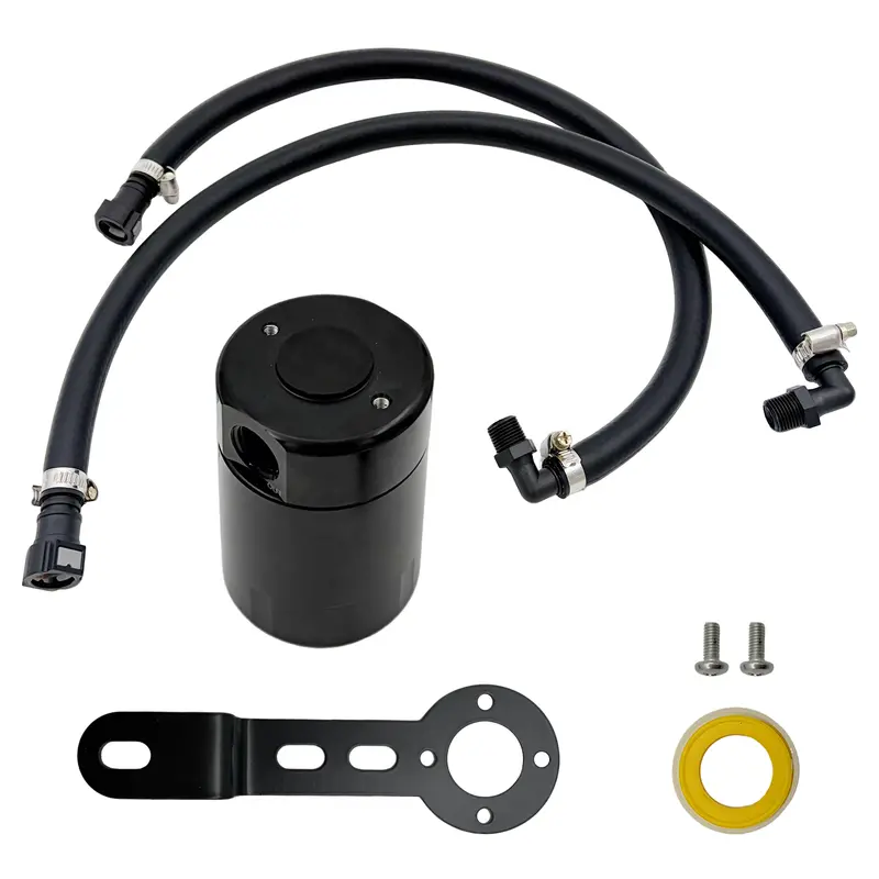 Trucktok 2014-2018 5.3L 6.2L Chevy Gmc 1500 Tahoe Yukon Oil Catch Can Separator Kit 1
