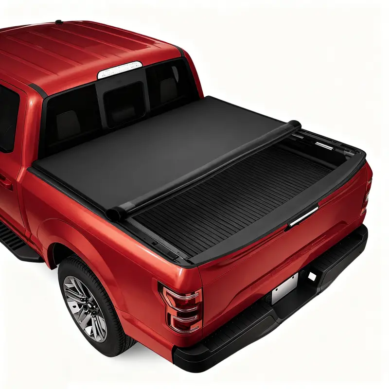 Trucktok 2014-2018 Chevy Silverado Sierra 5.8Ft Soft Roll Up Tonneau Cover Bed 1