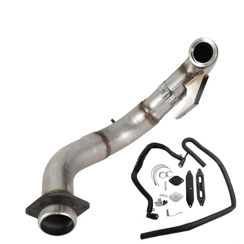 Trucktok 2015-2019 Ford 6.7L Powerstroke 4" Turbo Downpipe W/Egr Delete Kit 12