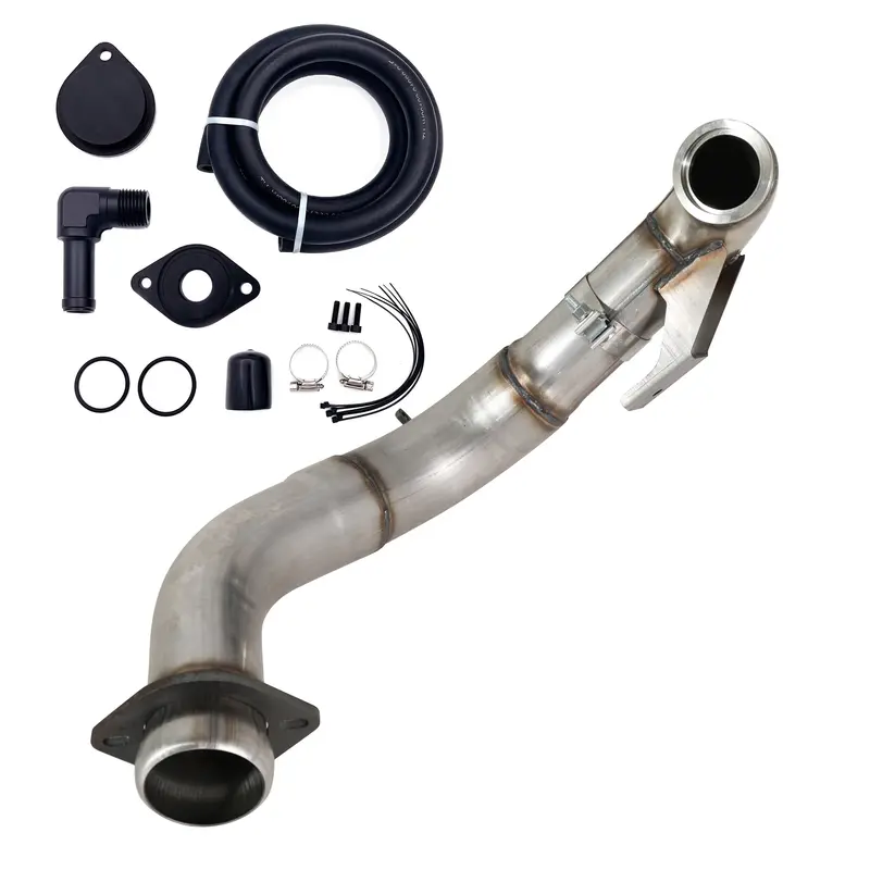 Trucktok 2015-2019 Ford 6.7L Powerstroke 4" Turbo Downpipe W/Egr Delete Kit 15