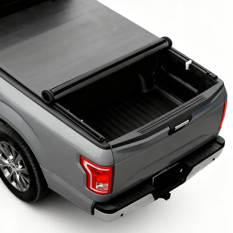 Trucktok 2015-2025 Ford F150 5.5Ft Soft Roll Up Tonneau Cover Truck Bed 1