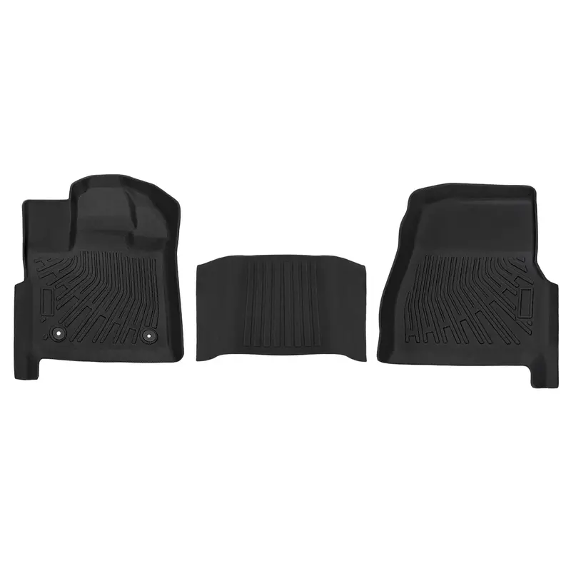 Trucktok 2015-2025 Ford F150 Regular Cab Bucket Seat All-Weather Tpe Floor Mats 1