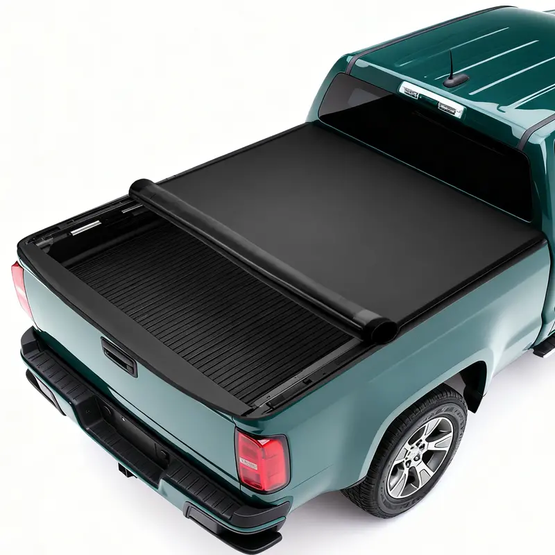 Trucktok 2019-2025 Chevy Silverado Sierra 5.8Ft Soft Roll Up Tonneau Cover Bed 1