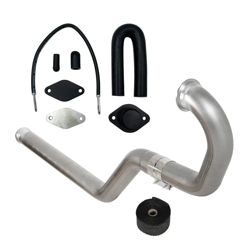Trucktok 2020-2022 3.0L Lm2 Duramax 3" Turbo Back Dpf Delete Pipe & Egr Delete Kit 1