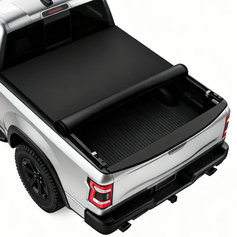 Trucktok 2020-2025 Chevy Silverado Sierra 6.9Ft Soft Roll Up Tonneau Cover Bed 1