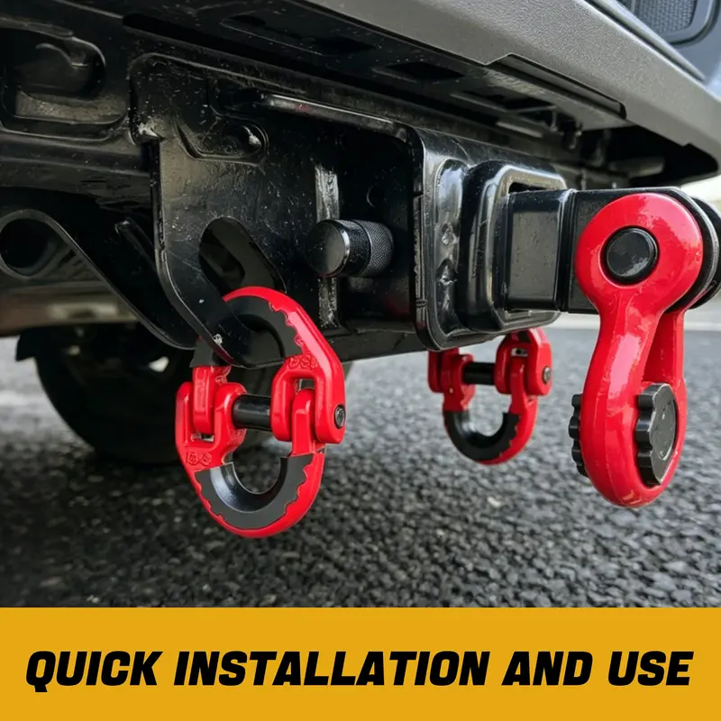 Trucktok 2Pcs 1/2" Hammerlock Coupling Links 47,000 Lbs Break Strength 2