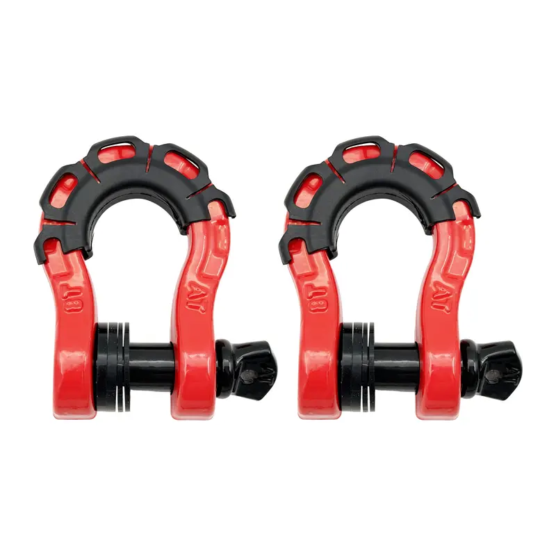 Trucktok 3/4" D-Ring Shackle 70,000 Lbs Break Strength With Isolator 1