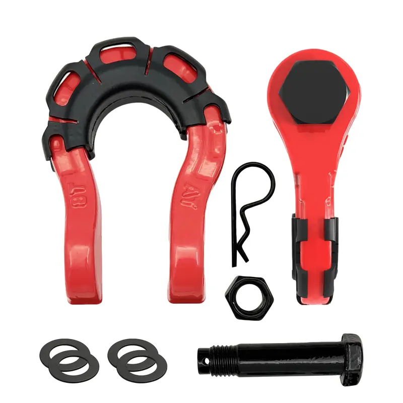 Trucktok 3/4" D-Ring Shackle 70,000 Lbs Break Strength With Isolator 2