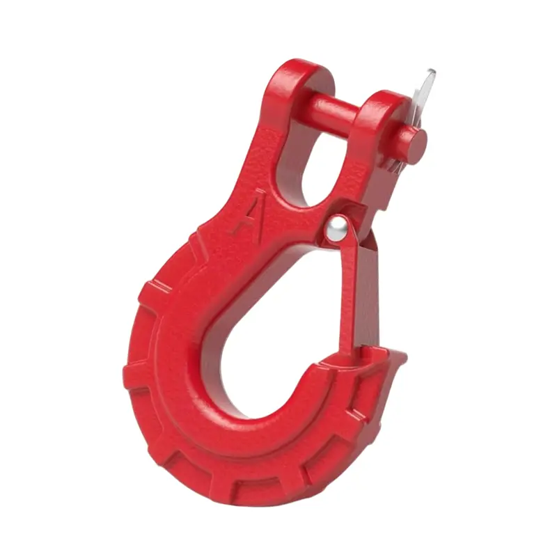 Trucktok 3/8" Forged Steel Winch Hook 33,000 Lbs With Safety Latch 1