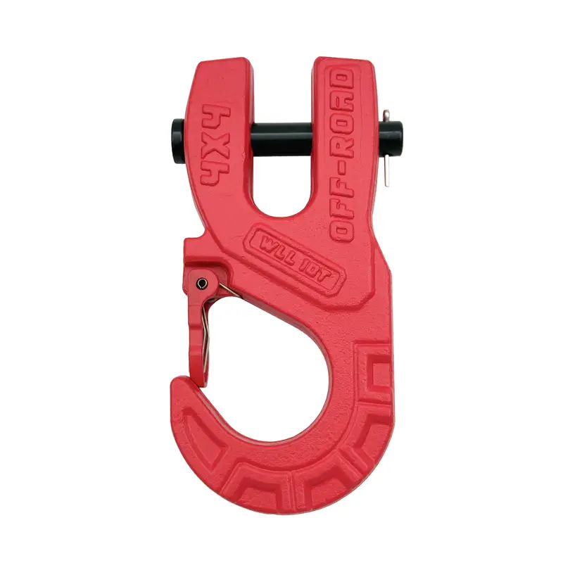 Trucktok 3/8" Forged Steel Winch Hook 44,000 Lbs With Safety Latch 1