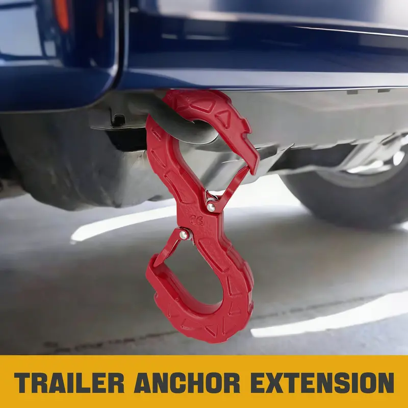 Trucktok 3/8" S-Hook 31,000 Lbs Break Strength Heavy Duty Tow Hook 2