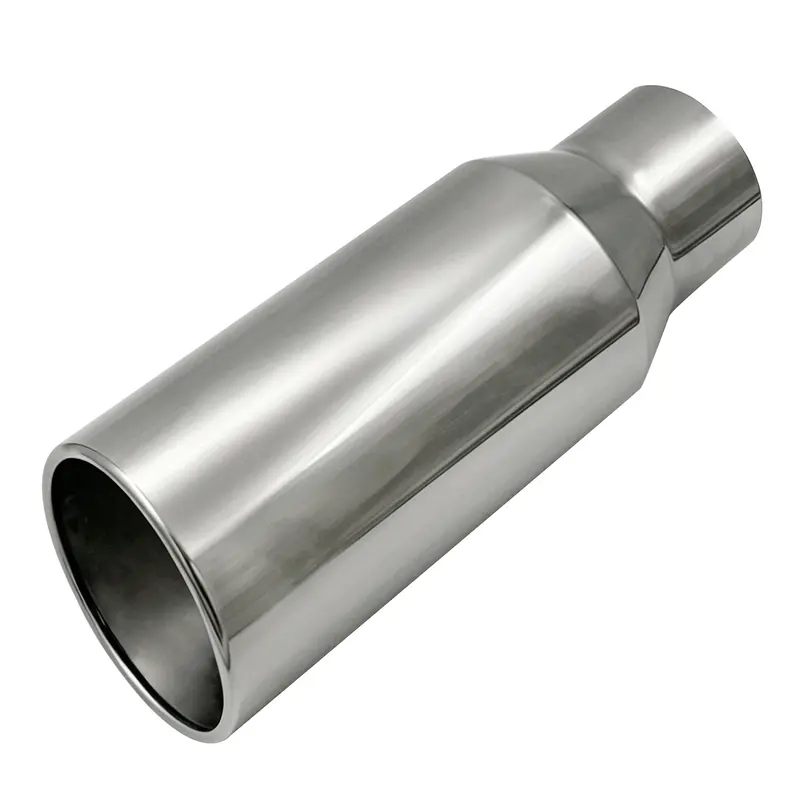 Trucktok 4" Inlet 6" Outlet 15" Overall Length Stainless Steel Bolt On Exhaust Tailpipe Tip 1