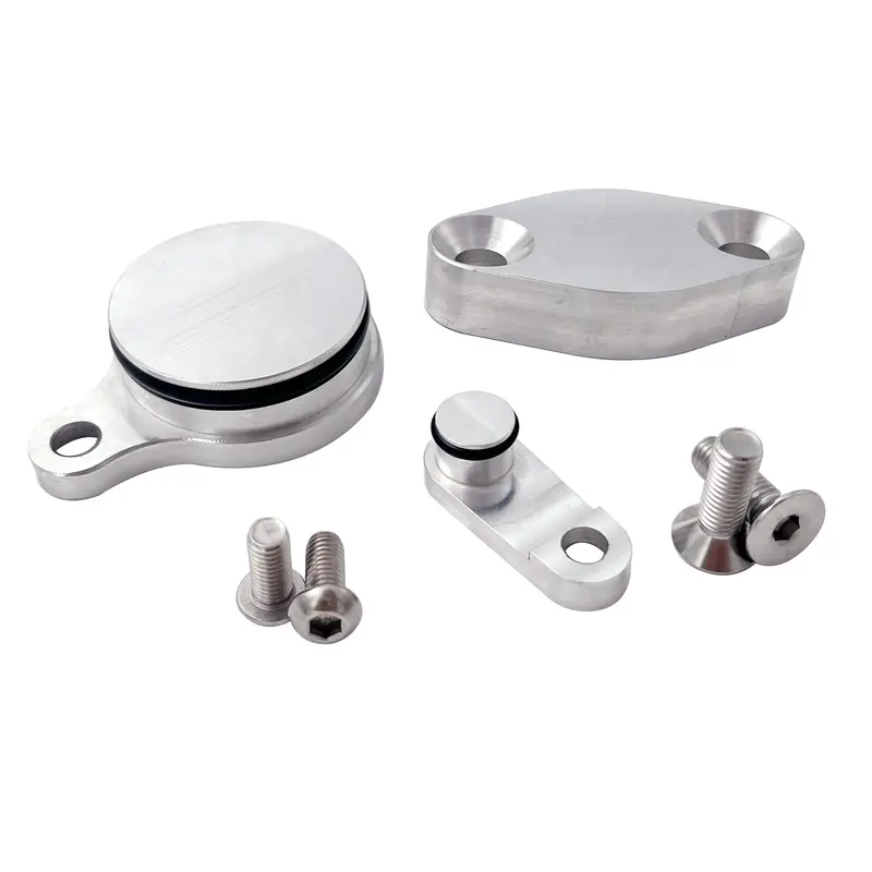 Trucktok 5.3L 6.0L Ls Egr+Evap Valve Block Off Plates Kit Purge Solenoid Plug Intake/Exhaust Lm7 Generic 1