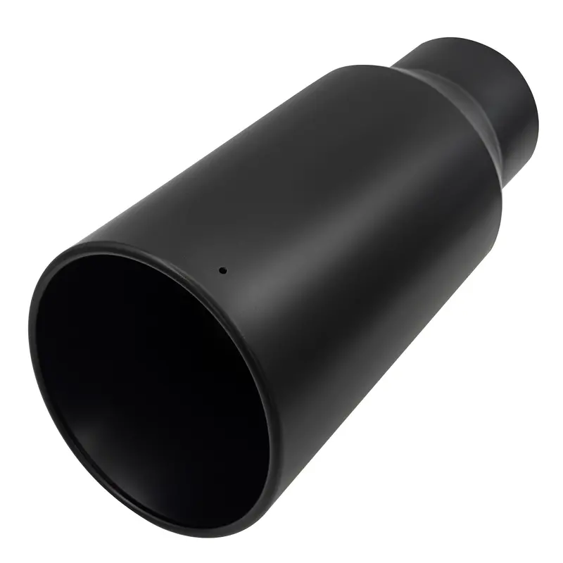 Trucktok 5" Inlet 7" Outlet 15" Overall Length Bolt On Exhaust Tailpipe Tip Black 1
