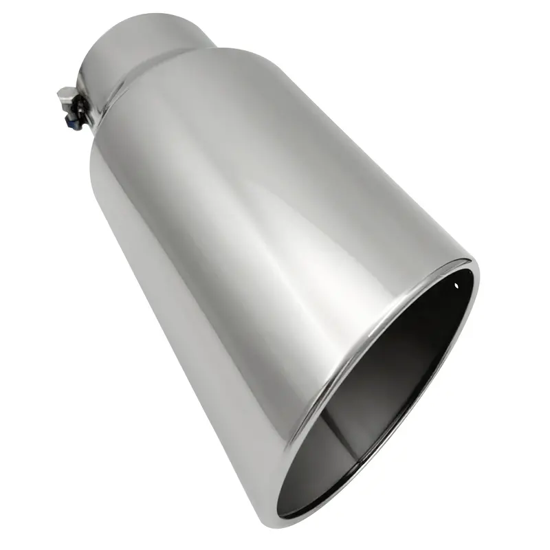 Trucktok 5" Inlet 7" Outlet 15" Overall Length Stainless Steel Bolt On Exhaust Tailpipe Tip 1
