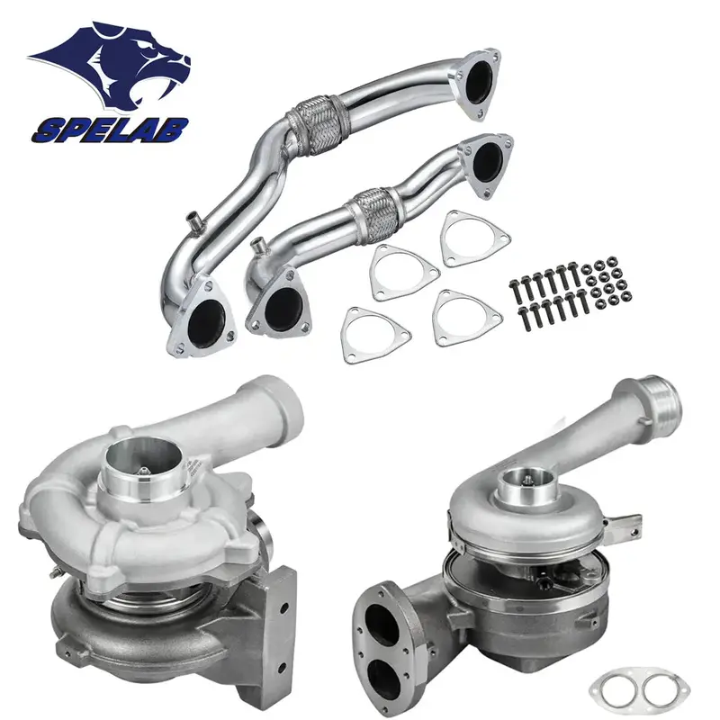 Turbo/Up-Pipe For Ford 2008-2010 6.4L Powerstroke F-250/350/450/550 Applicable Products |Spelab 1