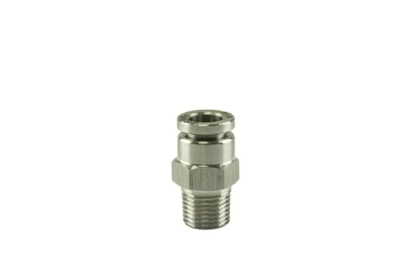 Turbosmart 1/8In Npt To Straight 1/4In Pushloc Stainless Steel 1